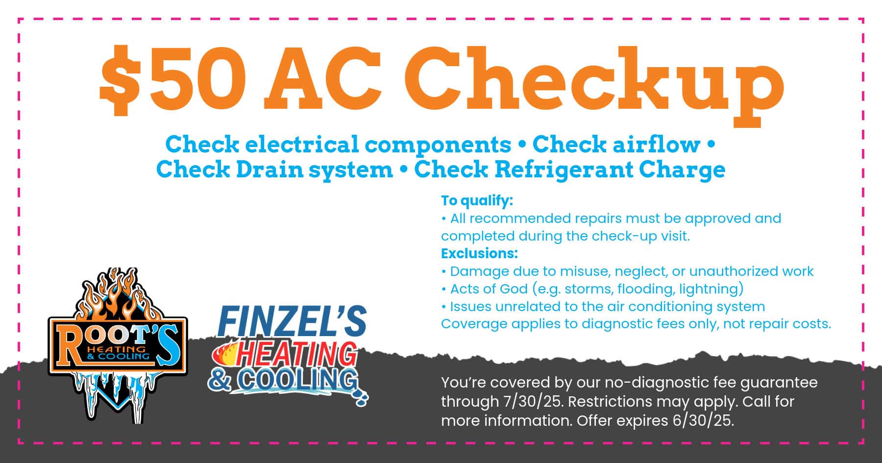 $50 AC checkup